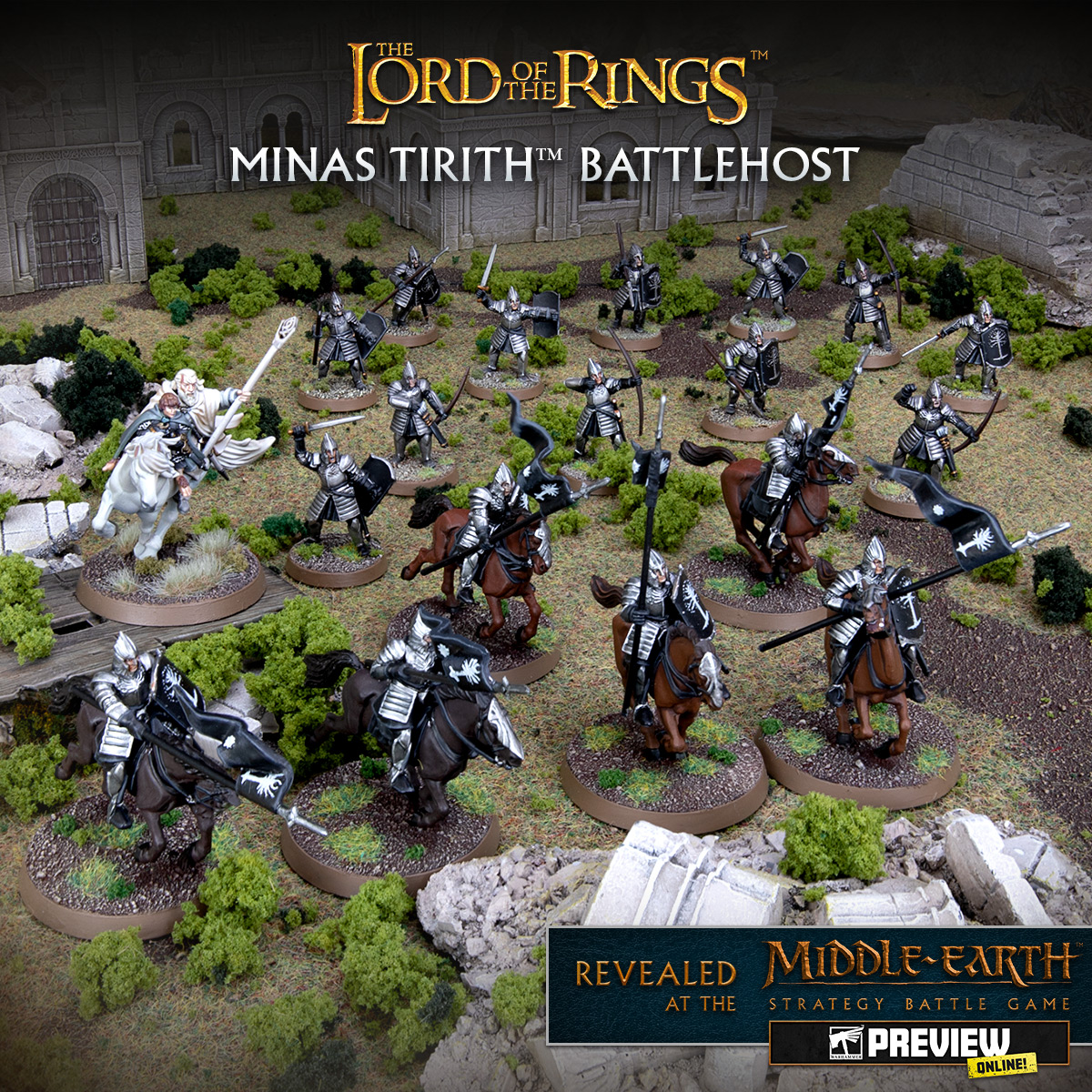 Minas Tirith Battlehost - Middle-earth Strategy Game