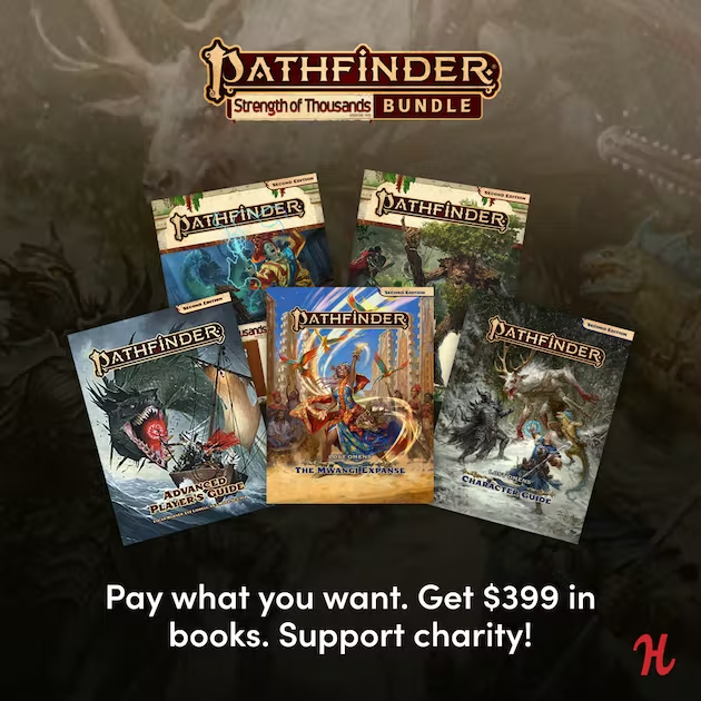 Get a Ton of Pathfinder RPG Books Cheap on Humble Bundle