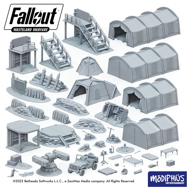 The Brotherhood Of Steel Encampment Preview - Fallout Wasteland Warfare