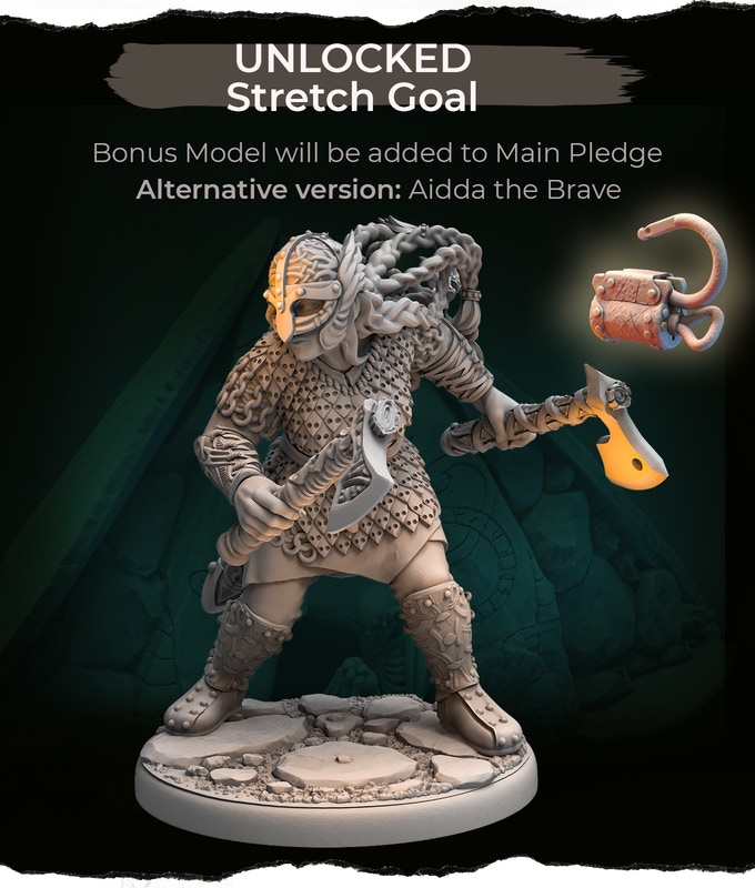 Unlocked Stretch Goal - Alt Aidda The Brave