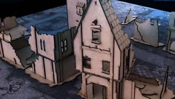 Explore The Lost Burg 28mm MDF Terrain From PWork Wargames