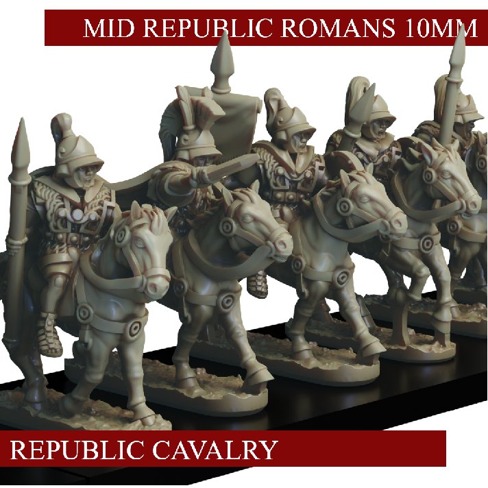 10mm Mid Republic Roman Cavalry - Cromarty Forge