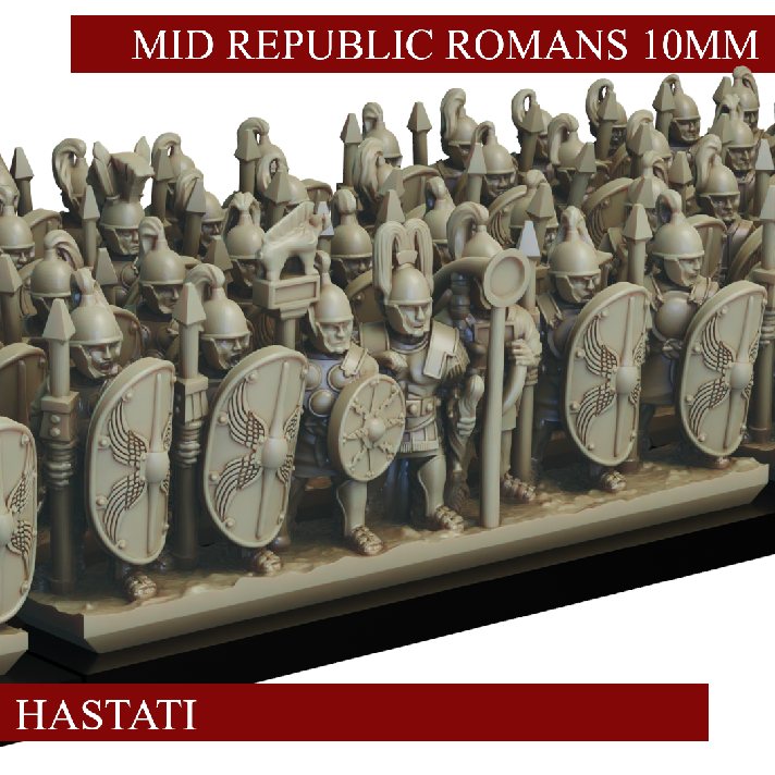 10mm Mid Republic Roman Hastati - Cromarty Forge