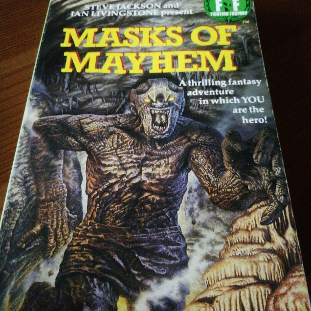 Book 23 has us returning to fantasy and the continent of Khul in this adventure by Robin Waterfield. I have mixed feelings about this book as it has a nice rpg vibe with interesting encounters with people that aren't all combat focused. But it also has some of the worse plot twists that could leave a child stumped.... Or adult me such as the who dunnit aspect at the end which leaves you wondering what you missed. The villain is the sorceress Morgana of Kill Garnash who is about to unleash her golems on the world, like the one on the cover who ate under used in the story. She just needs one sigil to control them. So for some reason the i ly person in Arion who can stop her is you the ruler. So in your own you set off to stop her. 