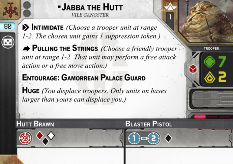Jabba's Palace - a new Battleforce for Star Wars Legion - Commander Units