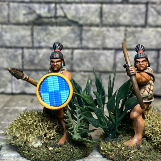 Quilted vest Aztecs