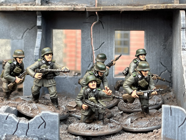 3rd and final Kit-Bashed 100th Jager Division Squad.