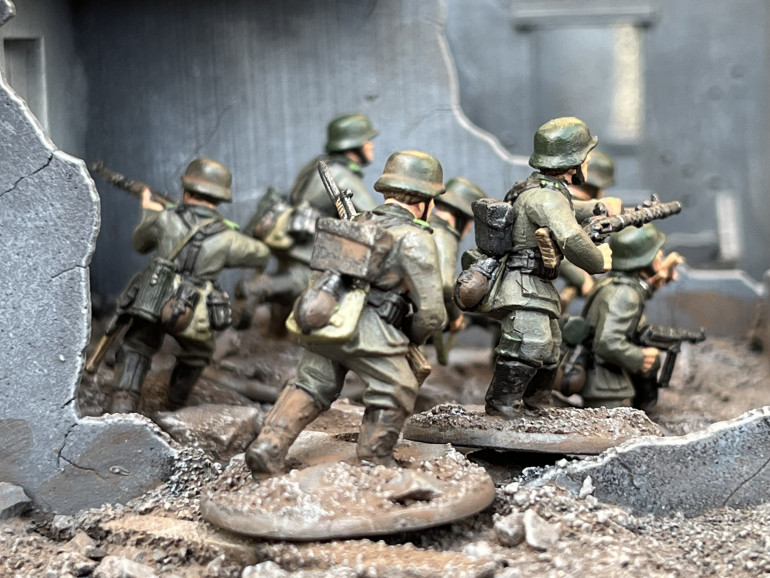 3rd and final Kit-Bashed 100th Jager Division Squad.