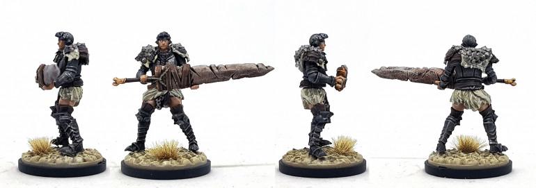 Male Lantern Armour with Grand Weapon for Kingdom Death: Monster