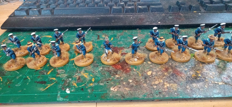 The finished half of my Sailors
