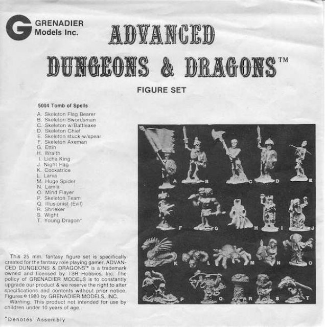 Original miniatures