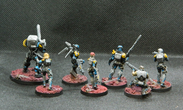 1 Sep 22: huh... I just realised this is the most Infinity miniatures I have painted yet.