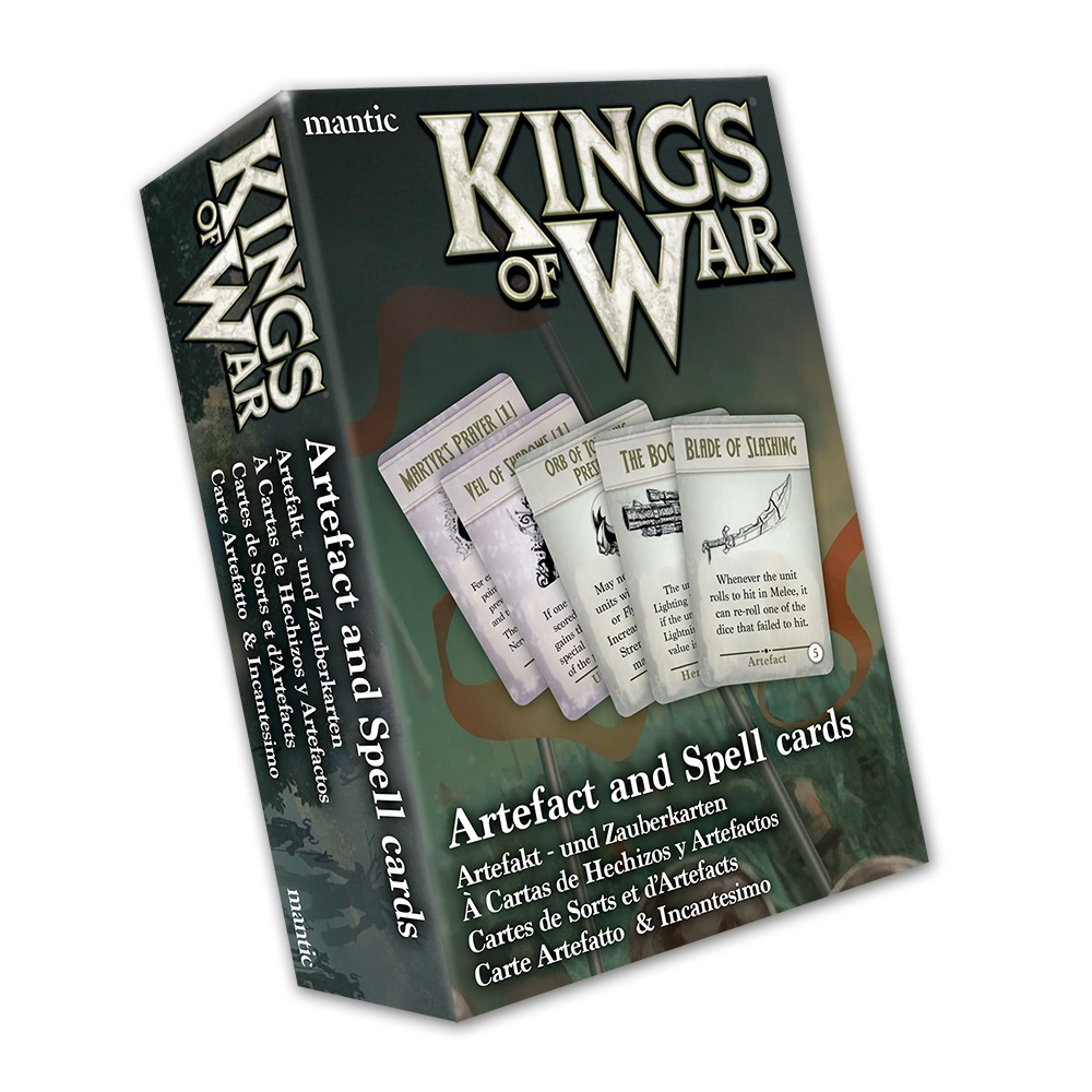 Artefact & Spell Cards - Kings Of War
