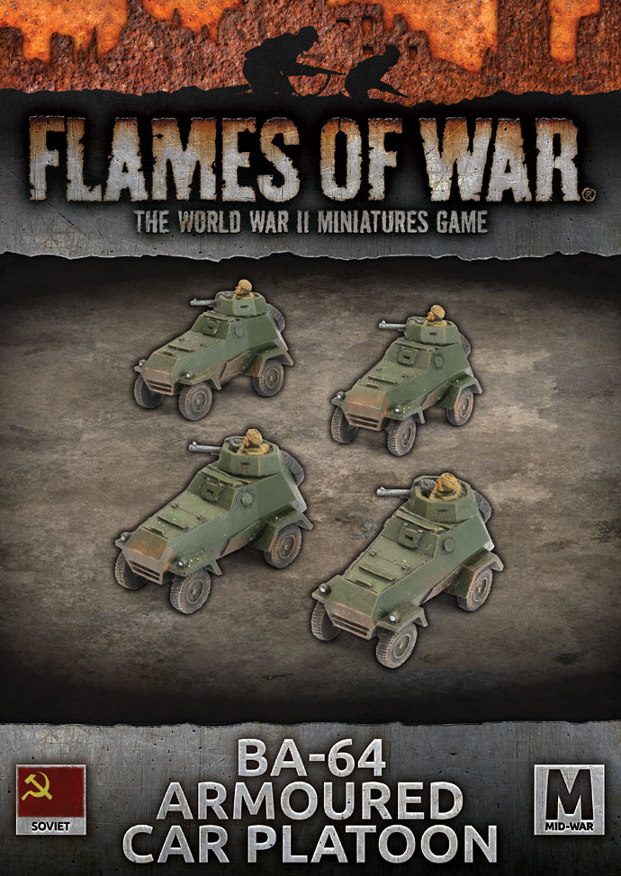 BA-64 Armoured Car Platoon - Flames Of War