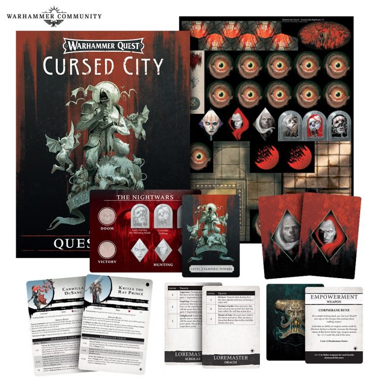 Warhammer Quest: Cursed City - Vollständig, Top Zustand! (Gebraucht) in Warhammer Quest: Cursed City - Vollständig, Top Zustand! (Gebraucht) in
