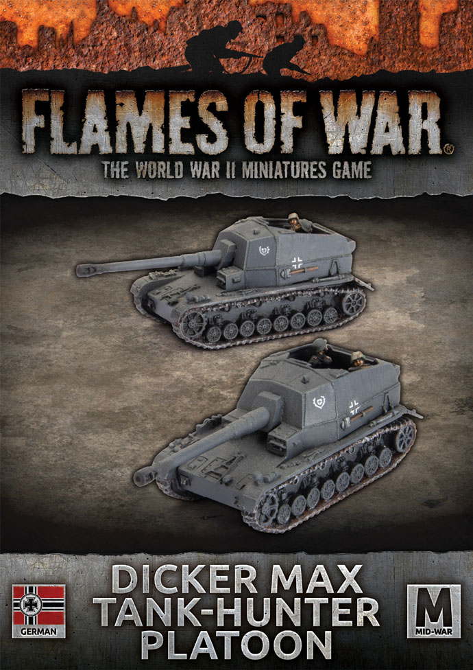 Dicker Max Tank-hunter Platoon - Flames Of War