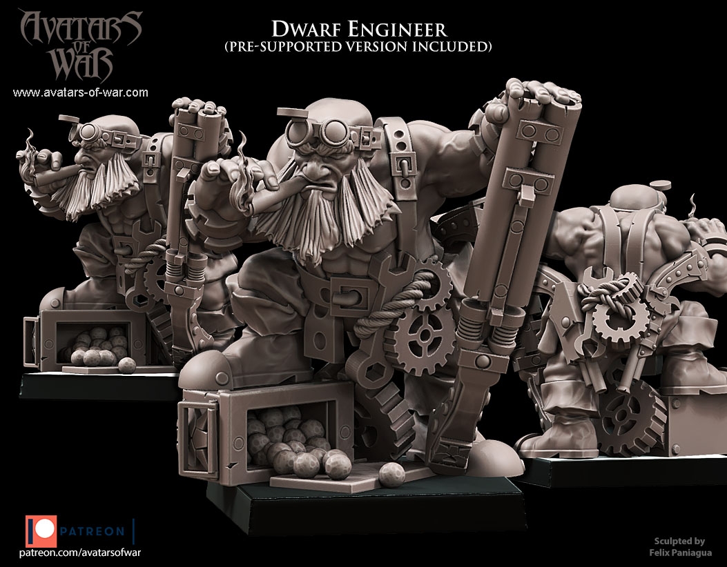 Dwarf Engineer - Avatars Of War