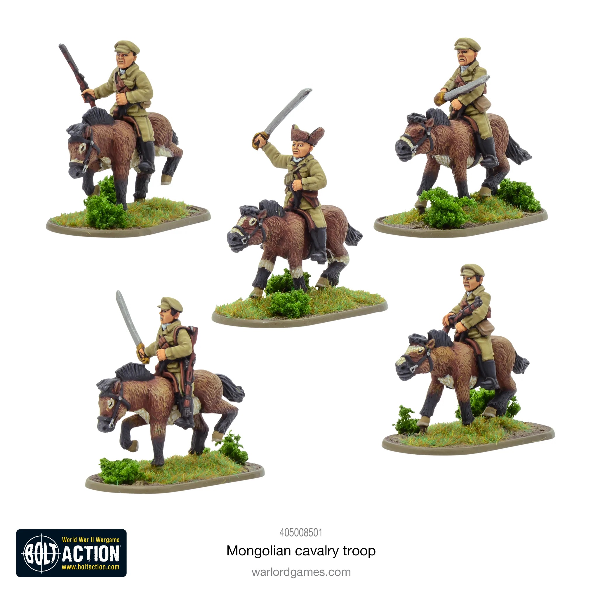 Mongolian Cavalry Troop - Bolt Action