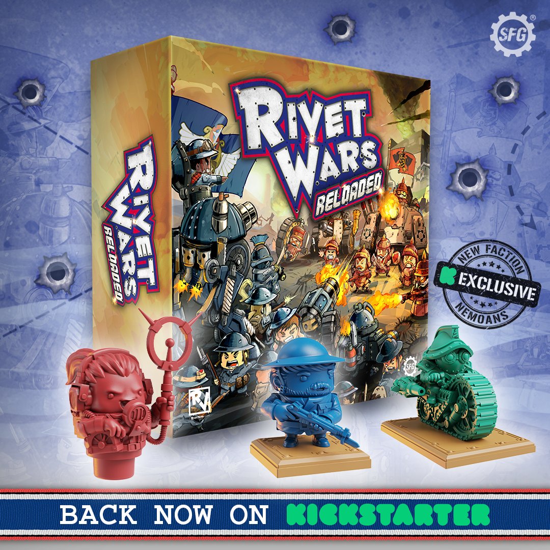 Rivet Wars Reloaded Kickstarter Image - Steamforged Games