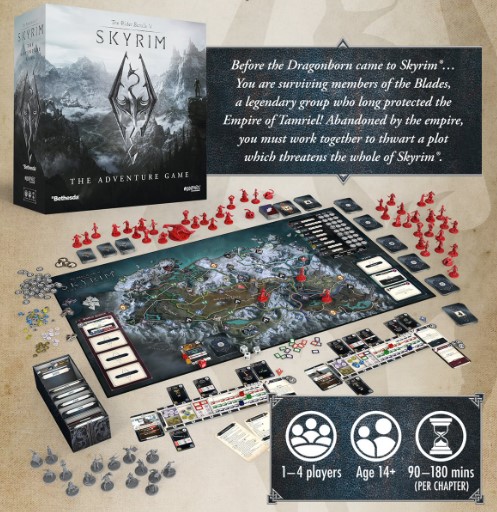 Skyrim Board Game Preview - Modiphius