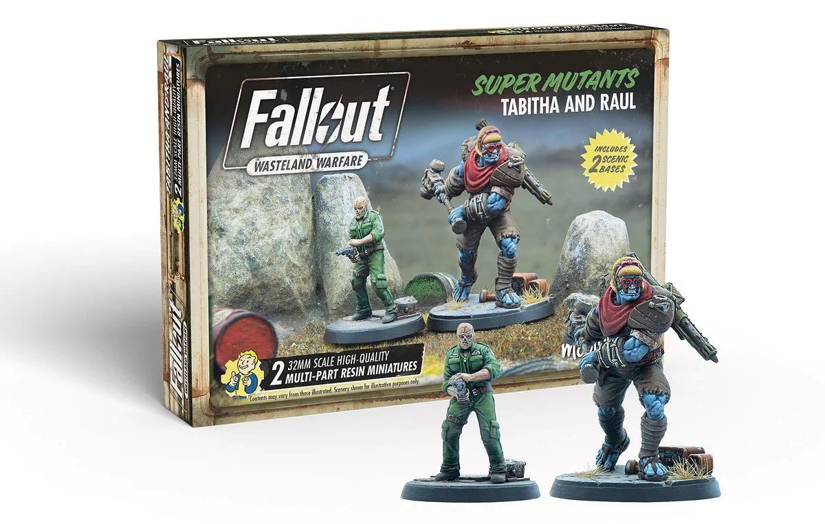 Super Mutants Tabitha And Raul Box - Fallout Wasteland Warfare