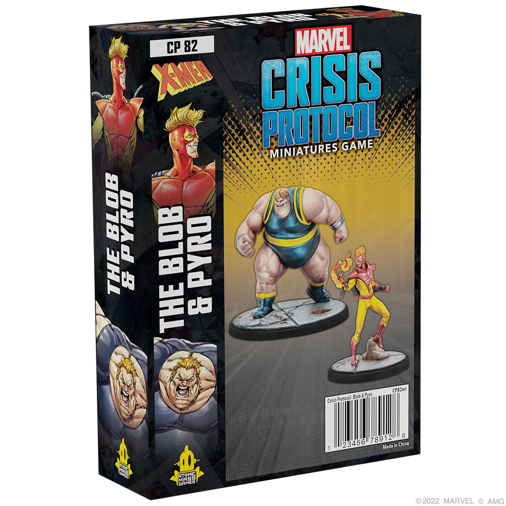 The Blob & Pyro - Marvel Crisis Protocol