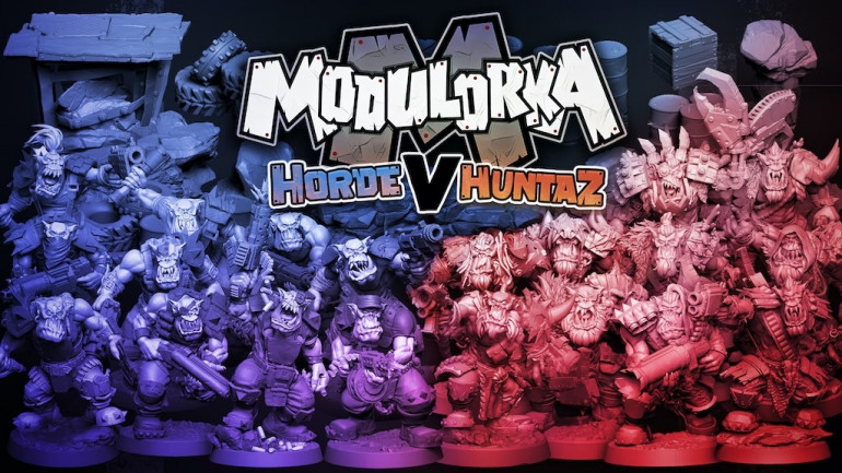 MODULORKA : Huntaz V Horde || Orc STL Starter Pack & Wargame