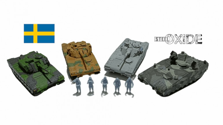 Swedish Vehicles Of The Late Cold War 3D Printable STL Files
