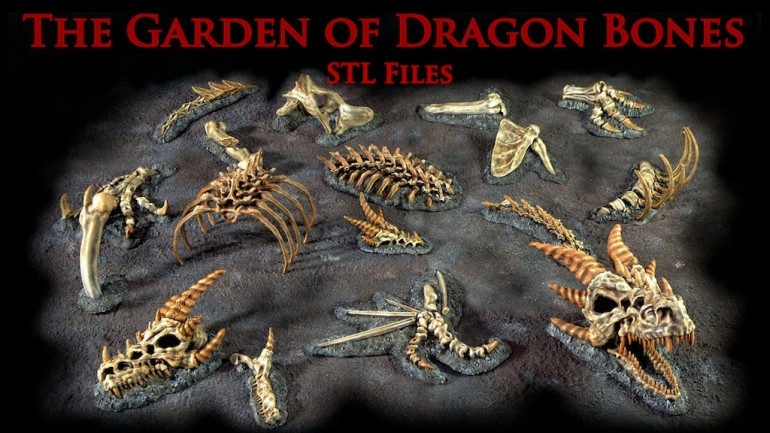 The Garden Of Dragon Bones STL Files – Pay What You Want