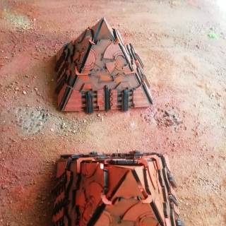 Martian pyramids