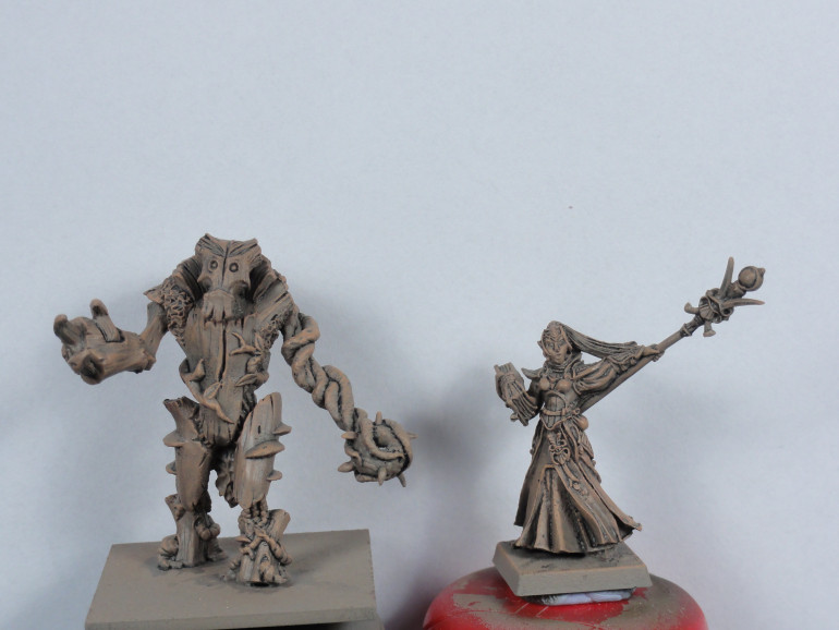 Overbrush of broad highlights with Barbarian Flesh (Army Painter)