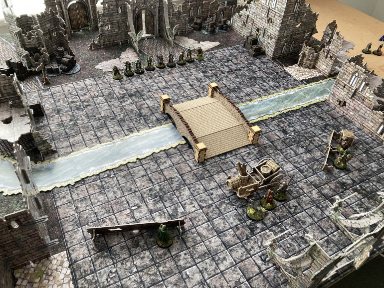 Baron Audric has attacked the city of Tallis and is attempting to gain entrance to the royal palace. While the city burns our heroes must attempt to defend the palace gates and kill the traitorous Baron and his men.