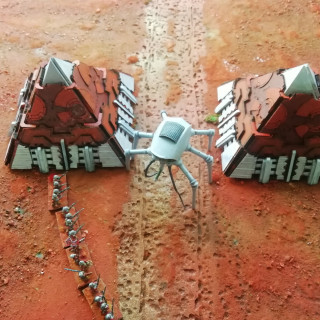 Martian pyramids