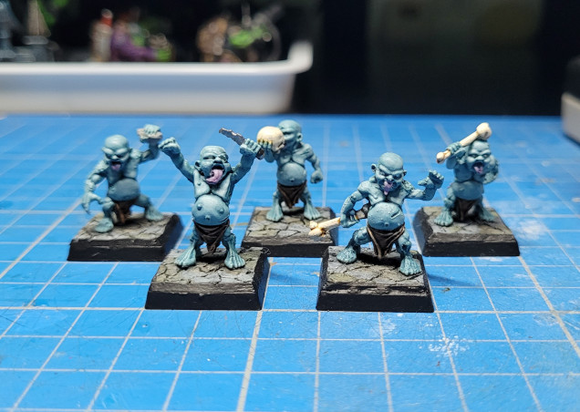 Just look at them!!! What adorable little monsters. Seriously tempted to try a KoW army of the TT Combat Undead Halflings in the future.