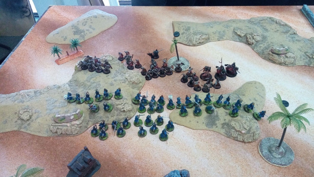 Game Three was against a Mordor Army of Morannon Orcs and Black Numenorians. The Terror meant nothing to me but the Fight 4 became a real pain.