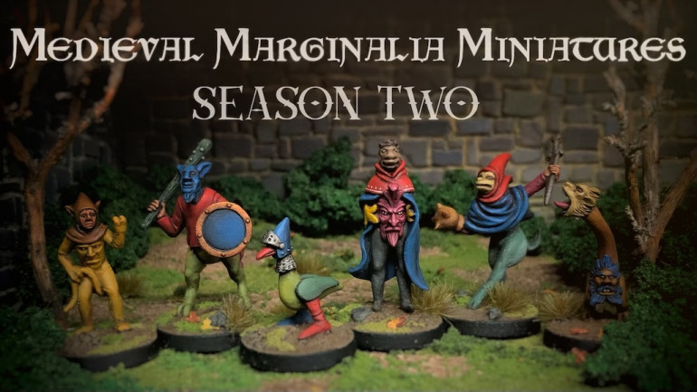 Medieval Marginalia Miniatures 2
