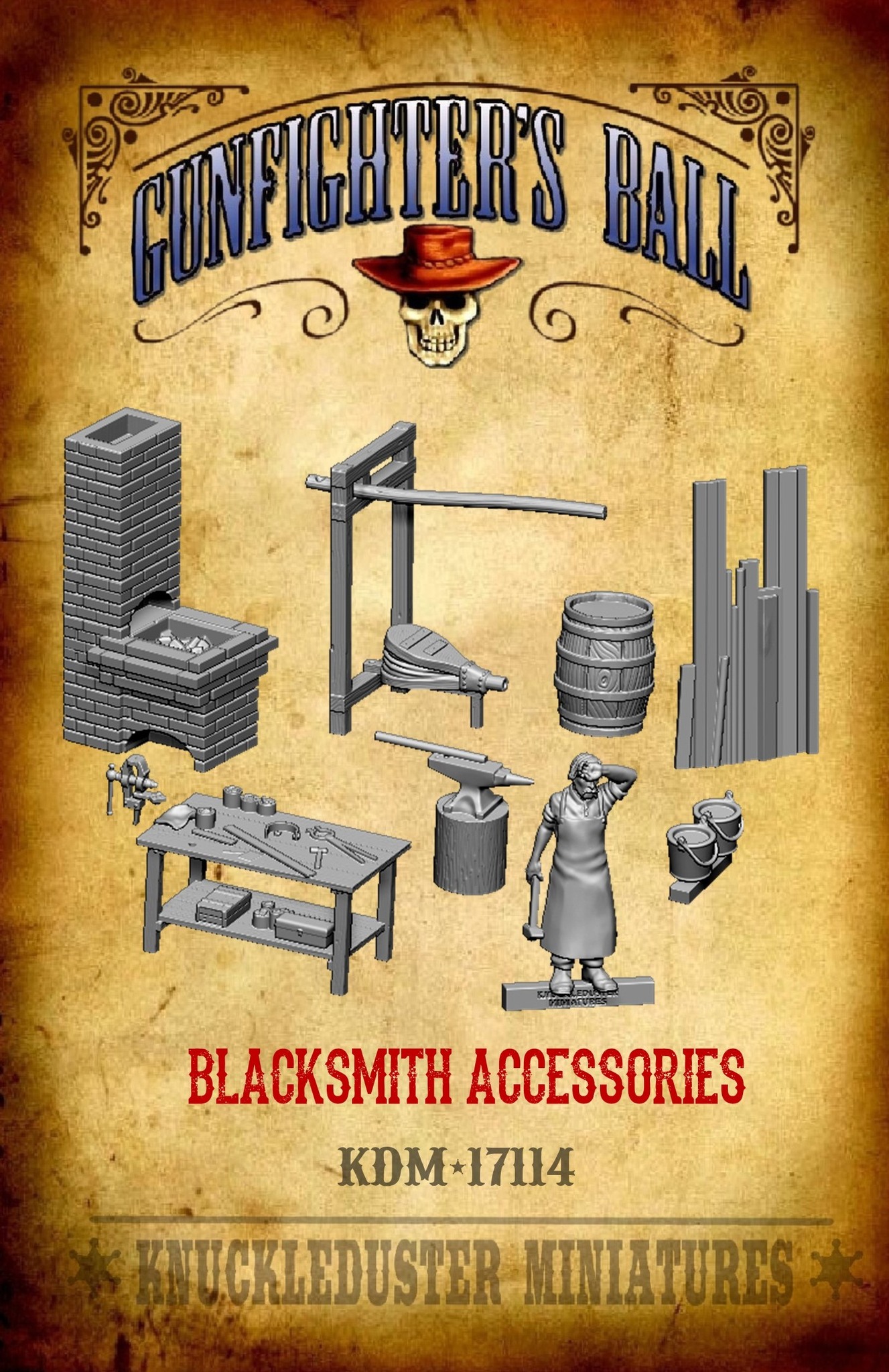 Blacksmith Accessories - Knuckleduster Miniatures