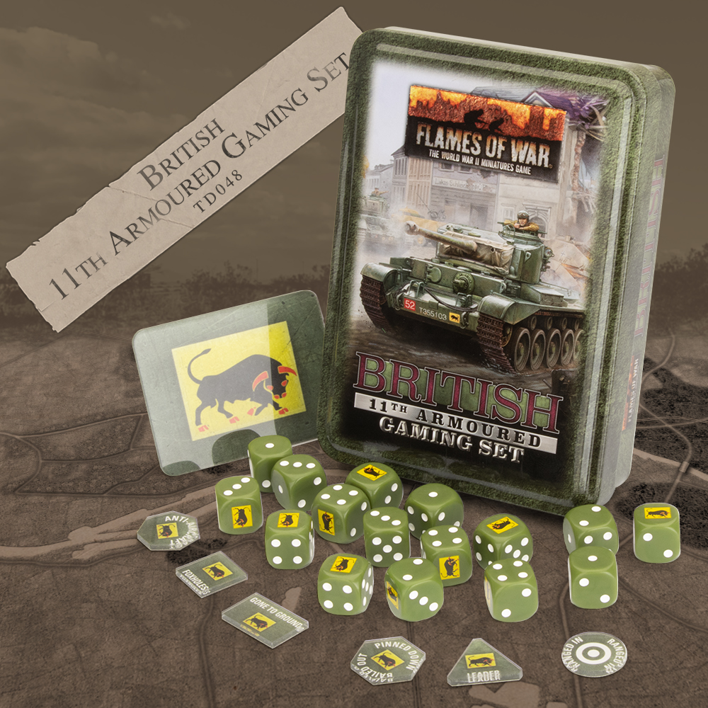 British 11th Armoured Gaming Set - Flames Of War