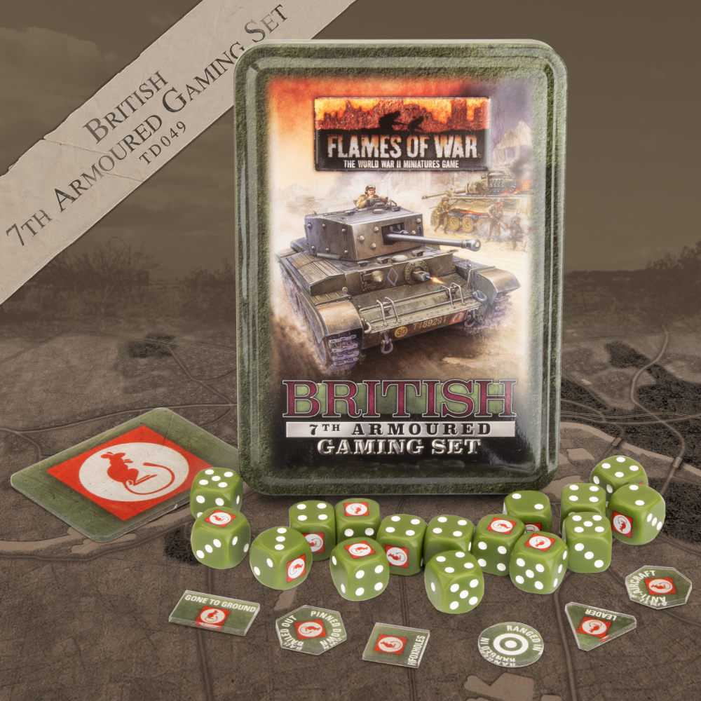 British 7th Armoured Gaming Set - Flames Of War