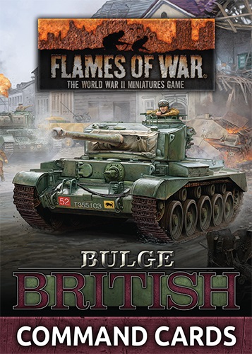 Bulge British Command Cards - Flames Of War