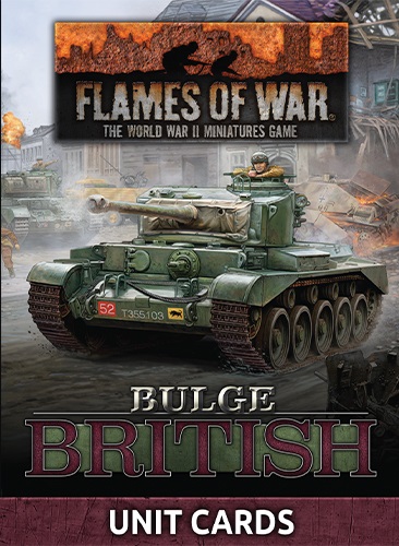 Bulge British Unit Cards - Flames Of War