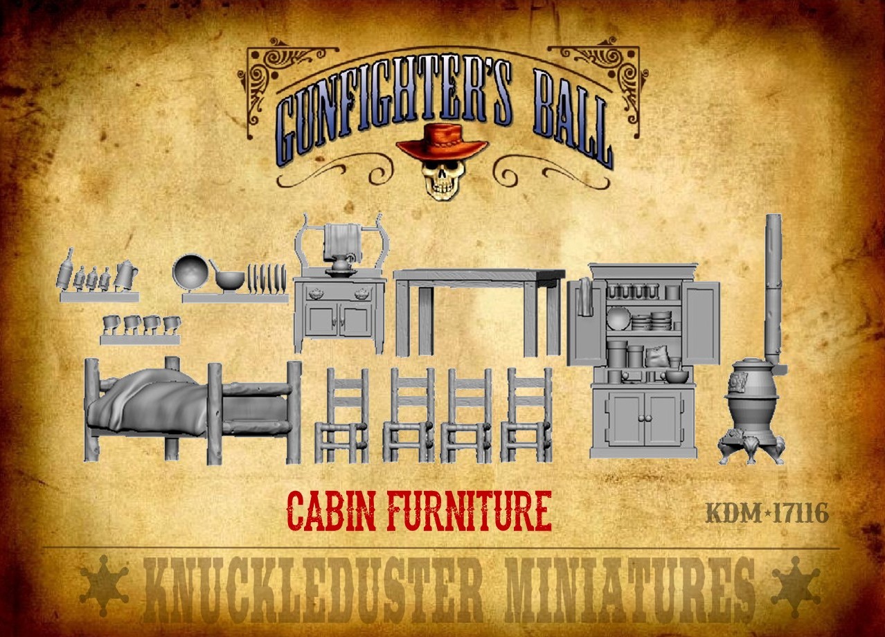 Cabin Furniture - Knuckleduster Miniatures