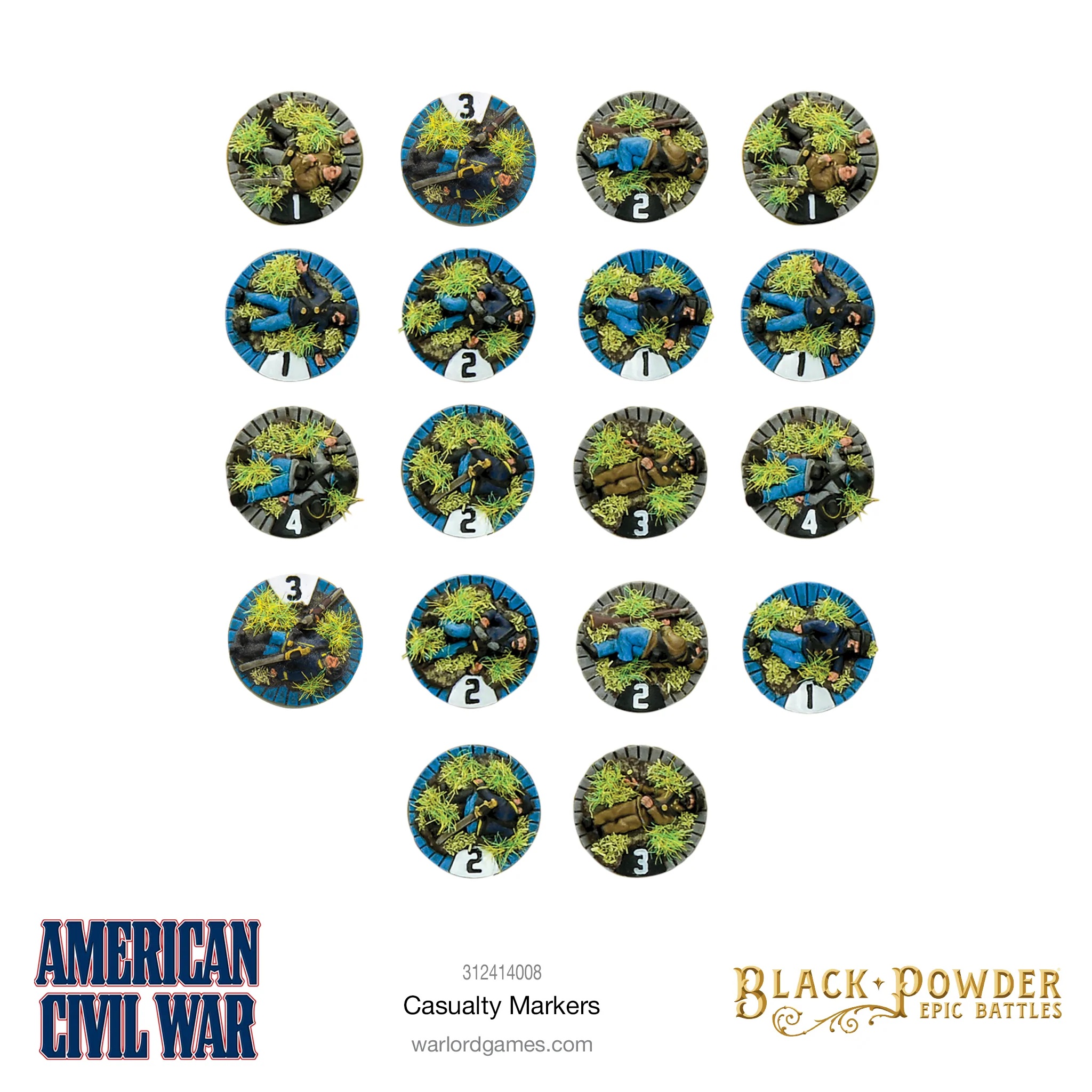 Casualty Markers - Black Powder Epic Battles