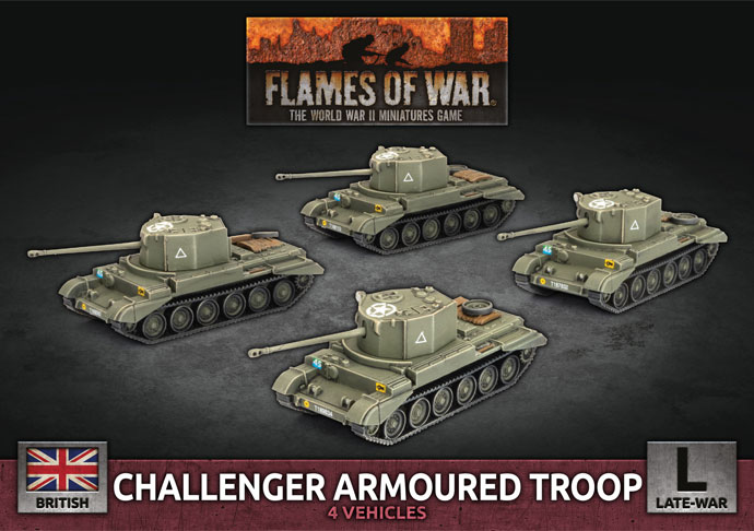 Challenger Armoured Troop - Flames Of War