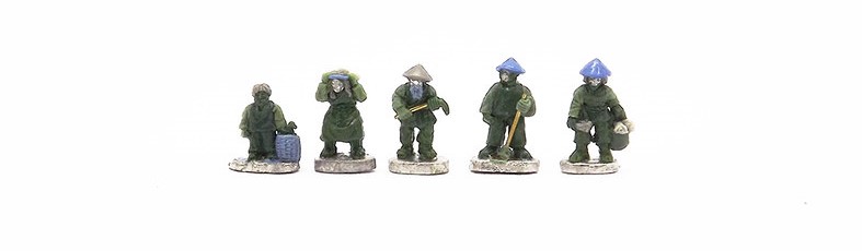 Chinese Civilians - Pendraken Miniatures