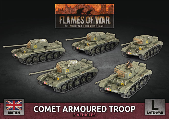Comet Armoured Troop - Flames Of War