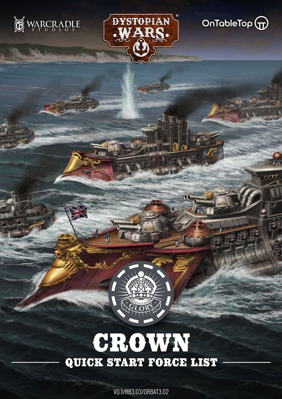 Crown-Dystopian-Wars-Quick_Start_Force_List-Cover