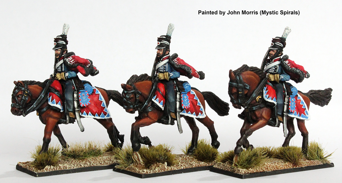Danish Hussars Galloping Swords Shouldered - Perry Miniatures