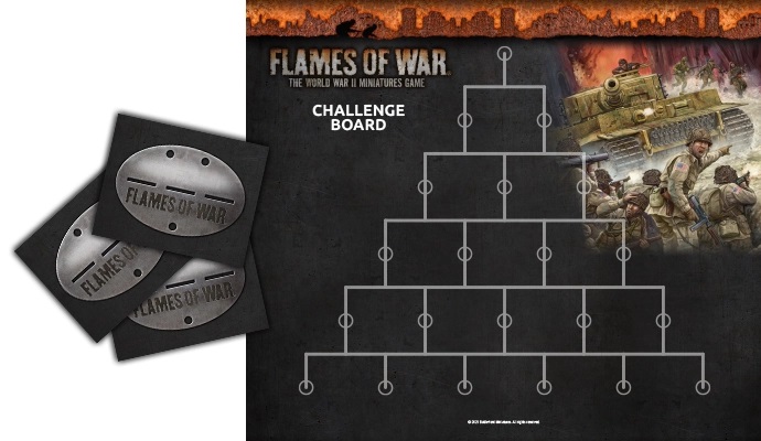 Flames Of War Challenge Board - Battlefront Miniatures