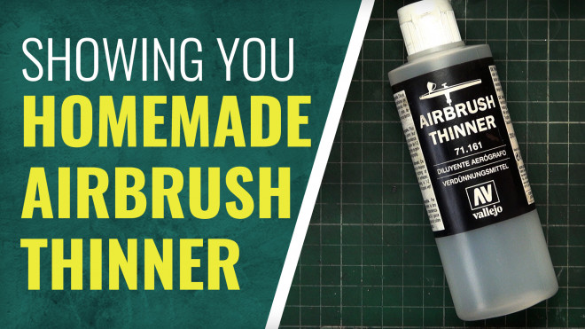Gerry Can Show You How To Make Cheap Homemde Airbrush Thinner!